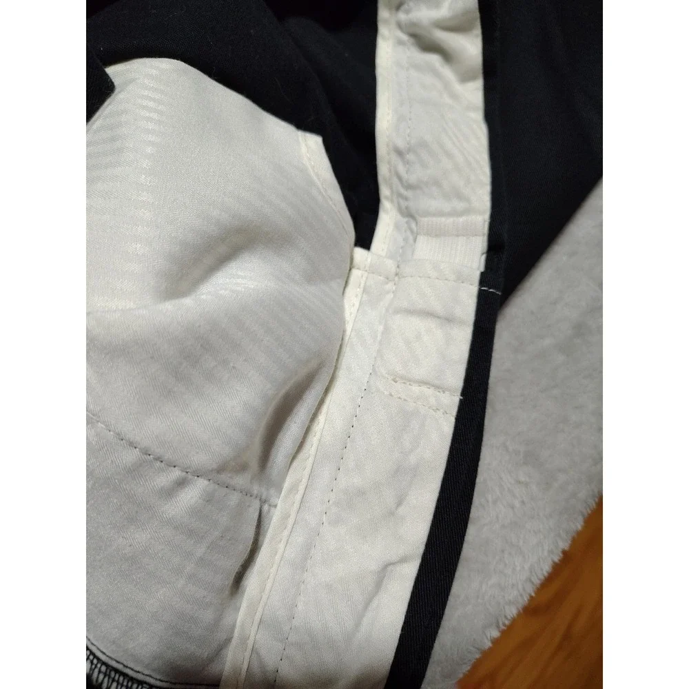 St John's Bay Khaki Pants Men 46x29 Black Office Classic Preppy College